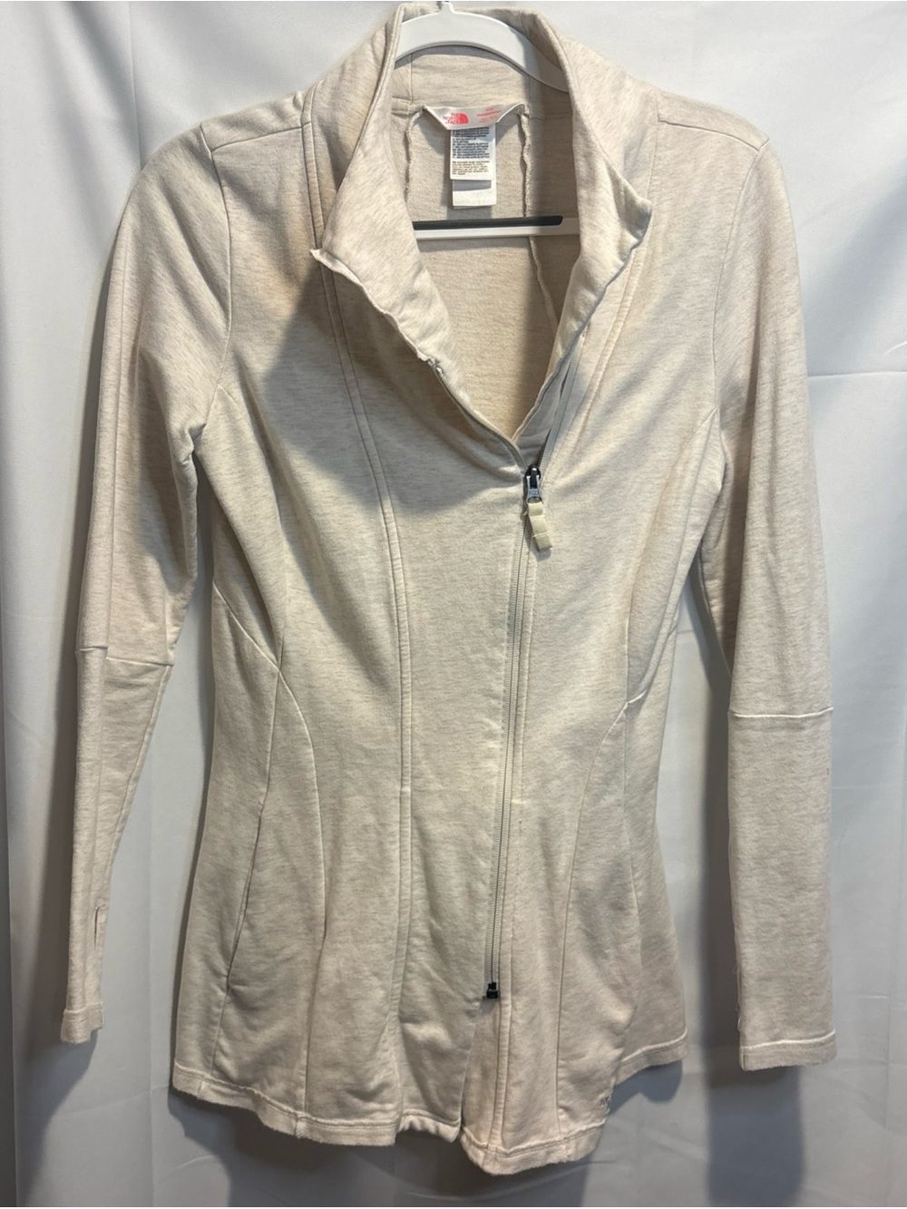The North Face Women's Light Cream Zip-Front Jacket